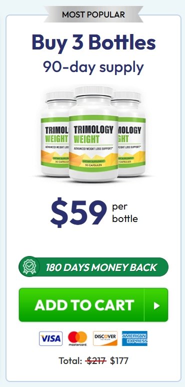 Trimology 3 bottles price